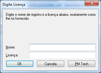 Tela de apoio do Gerenciador de Exames Simulados PM Tech