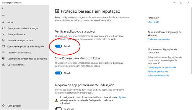 Tela de apoio do Gerenciador de Exames Simulados PM Tech